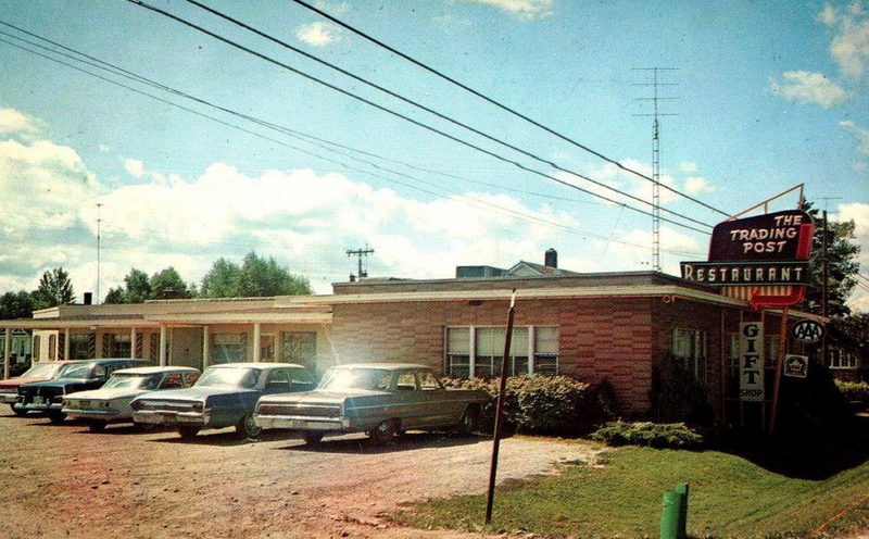 The Trading Post - Vintage Postcard (newer photo)